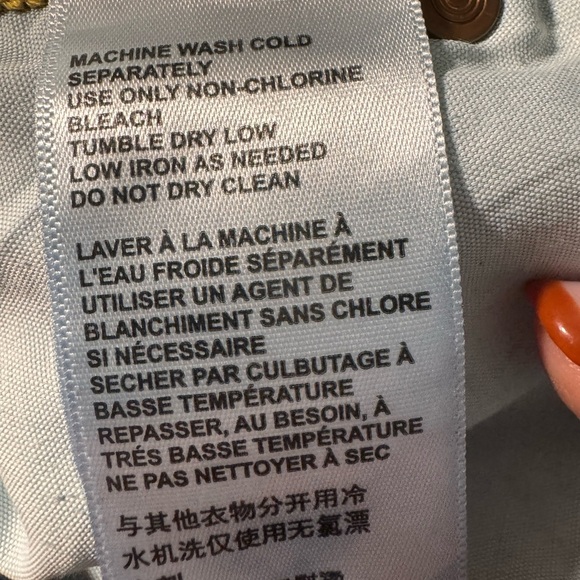 BDG Women's Navy Tapered Baggy Jeans size 24 - Picture 9 of 13